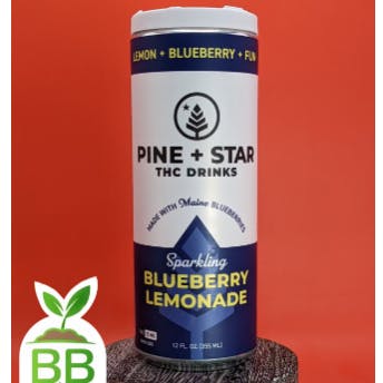 Blueberry Lemonade Sparkling Drink (H) - 5mg - Pine & Star - Image 2