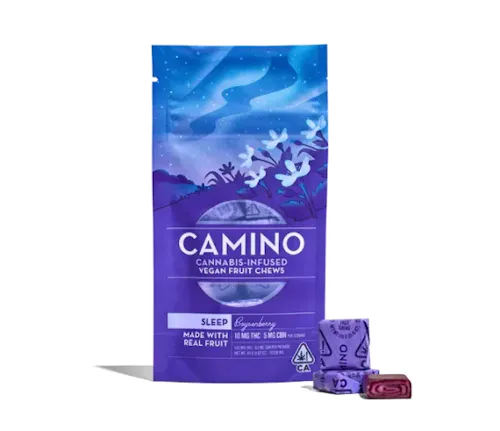 Boysenberry Soothing Sleep Camino Chews 10mg THC: 5mg CBN: 5mg CBG [10pk]-2
