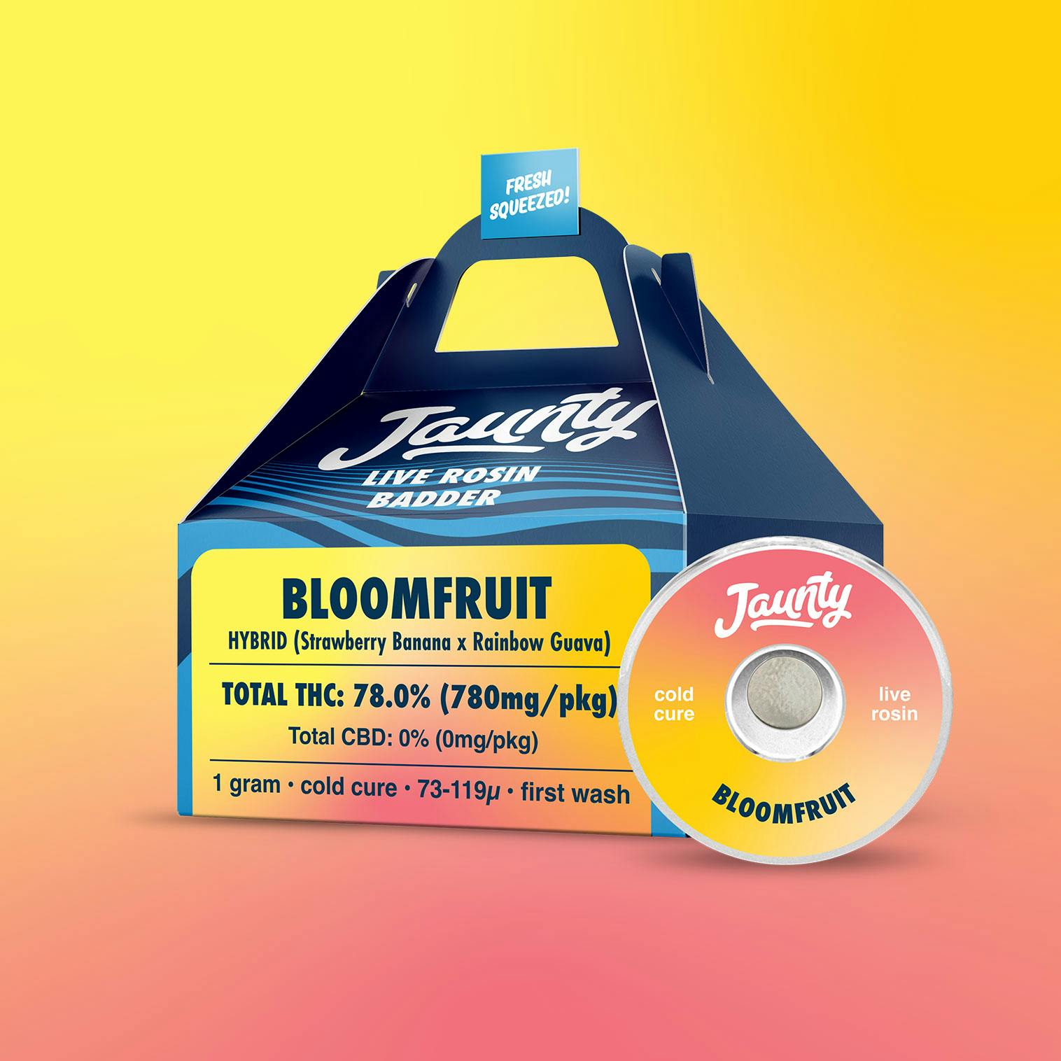 Jaunty Jaunty | 1g Live Rosin Badder | Bloomfruit