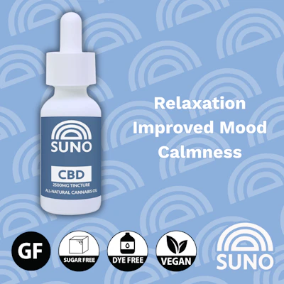 SUNO - 2500mg CBD Tincture