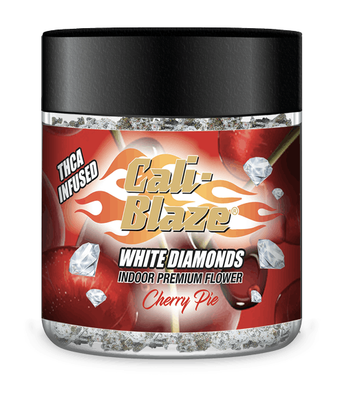 Cali-Blaze | White Diamond Frosted Flower - 3.5g - Cherry Pie