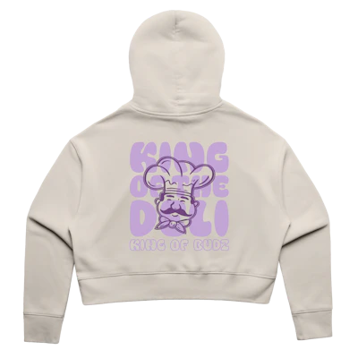 KOB - King Of Deli Cropped Hoodie M