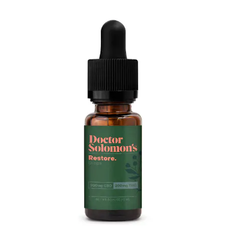 Restore Drops 200mg 1:1 CBD – Dr. Solomons Tincture-4