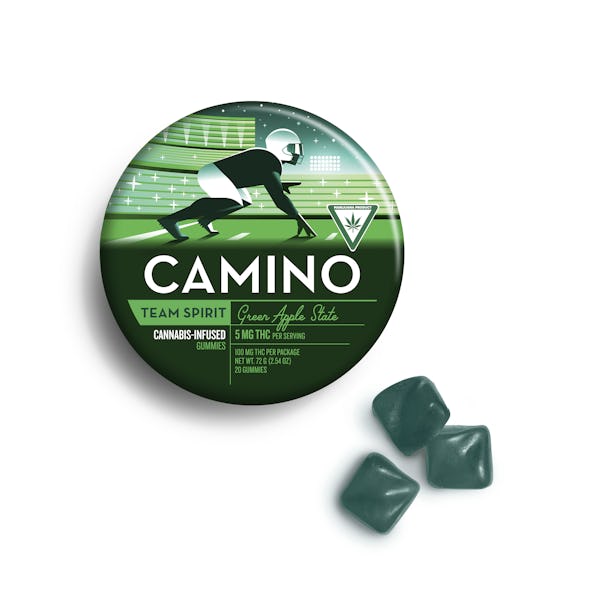 Product: Camino | Green Apple State Hybrid Gummies | 100mg*