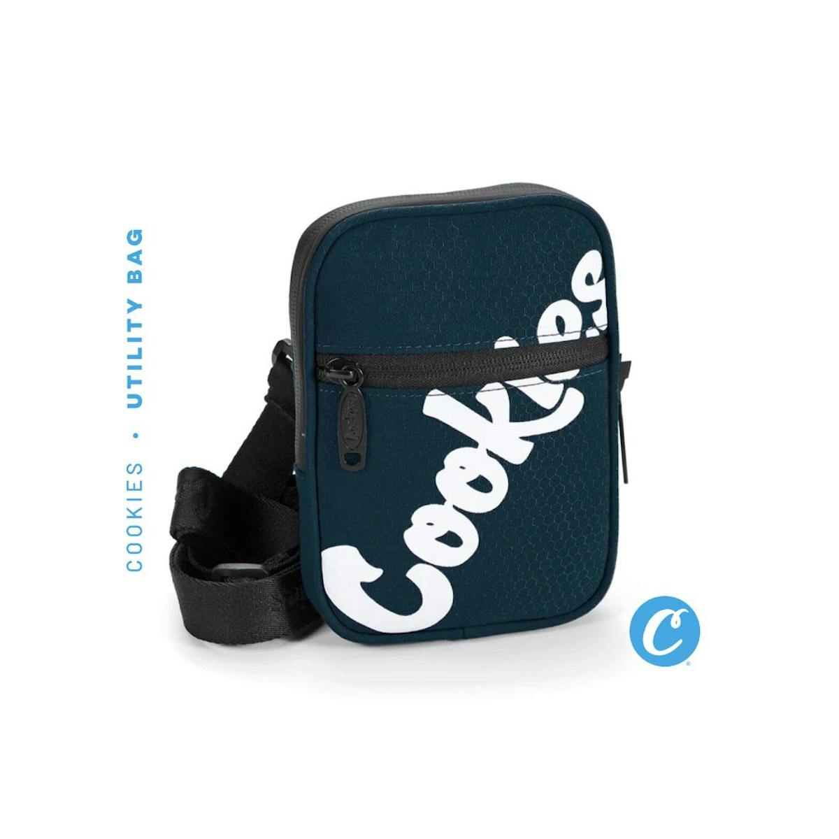 Photo of Original Mint Honeycomb Nylon Smell Proof Camera/Utility Bag – Navy/White