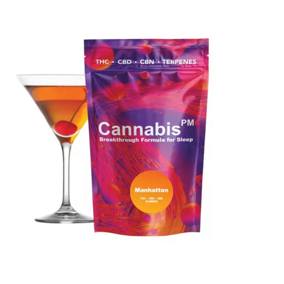 Product: Choice Cannabis PM | Manhattan | Infused Gummies | 50mg THC:CBD:CBN