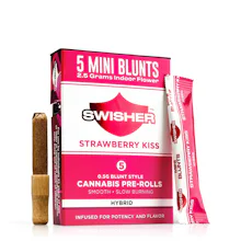 Swisher - 5-Pack .5g Infused Blunts - Strawberry Kiss (H)