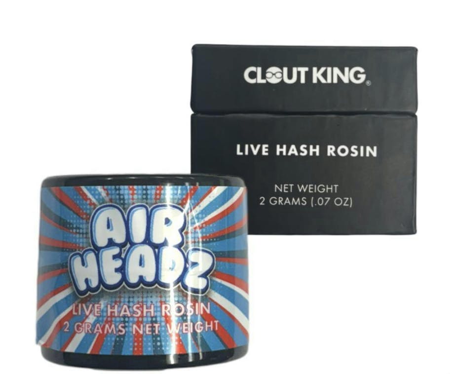Product: Clout King | Live Hash Rosin - Airheadz 3.0 - 2g