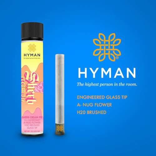 Hyman - 1g Handcraft Preroll - Sherb Cream Pie