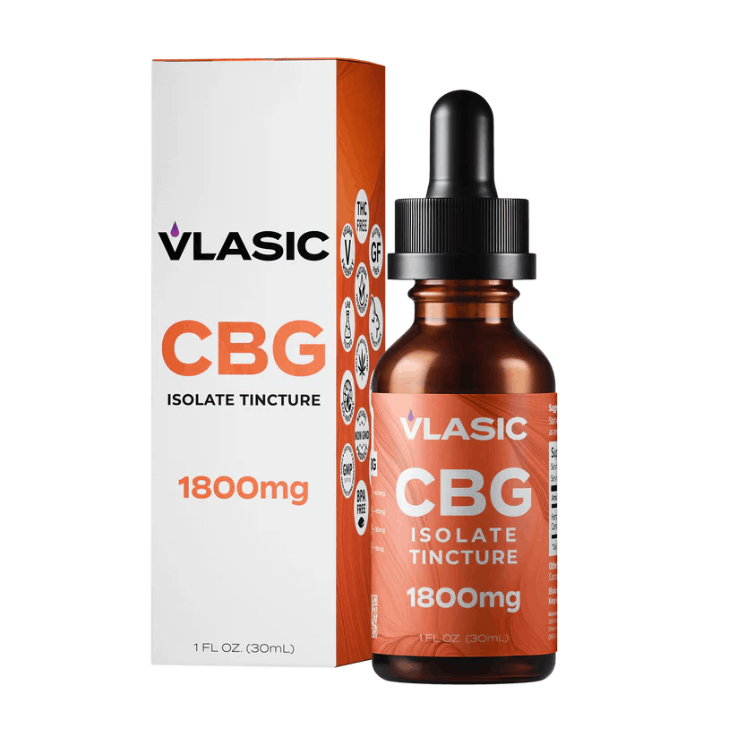 CBG Isolate Tincture | 1800mg by Vlasic Labs | Buy Online