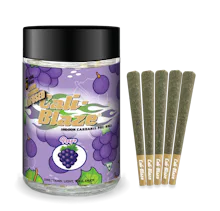 Cali-Blaze - 5-Pack .7g Infused Prerolls - Grape