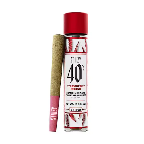 40s Strawberry Cough Infused Preroll (1pk)-1