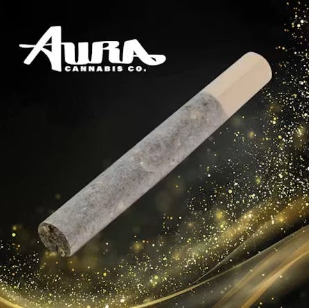 Aura | Sunkist Tangie | Preroll (Cannon w/ Glass Tip)
