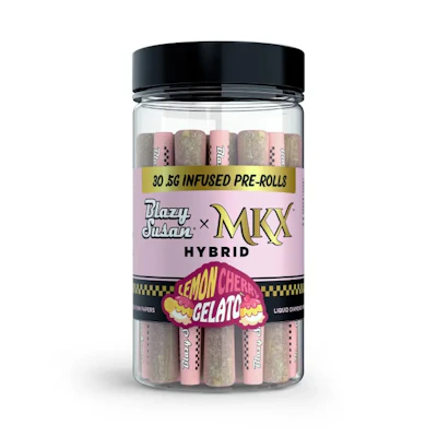 MKX x Blazy Susan - 30-Pack .5g Liquid Diamond Infused Prerolls - Lemon Cherry Gelato (H)