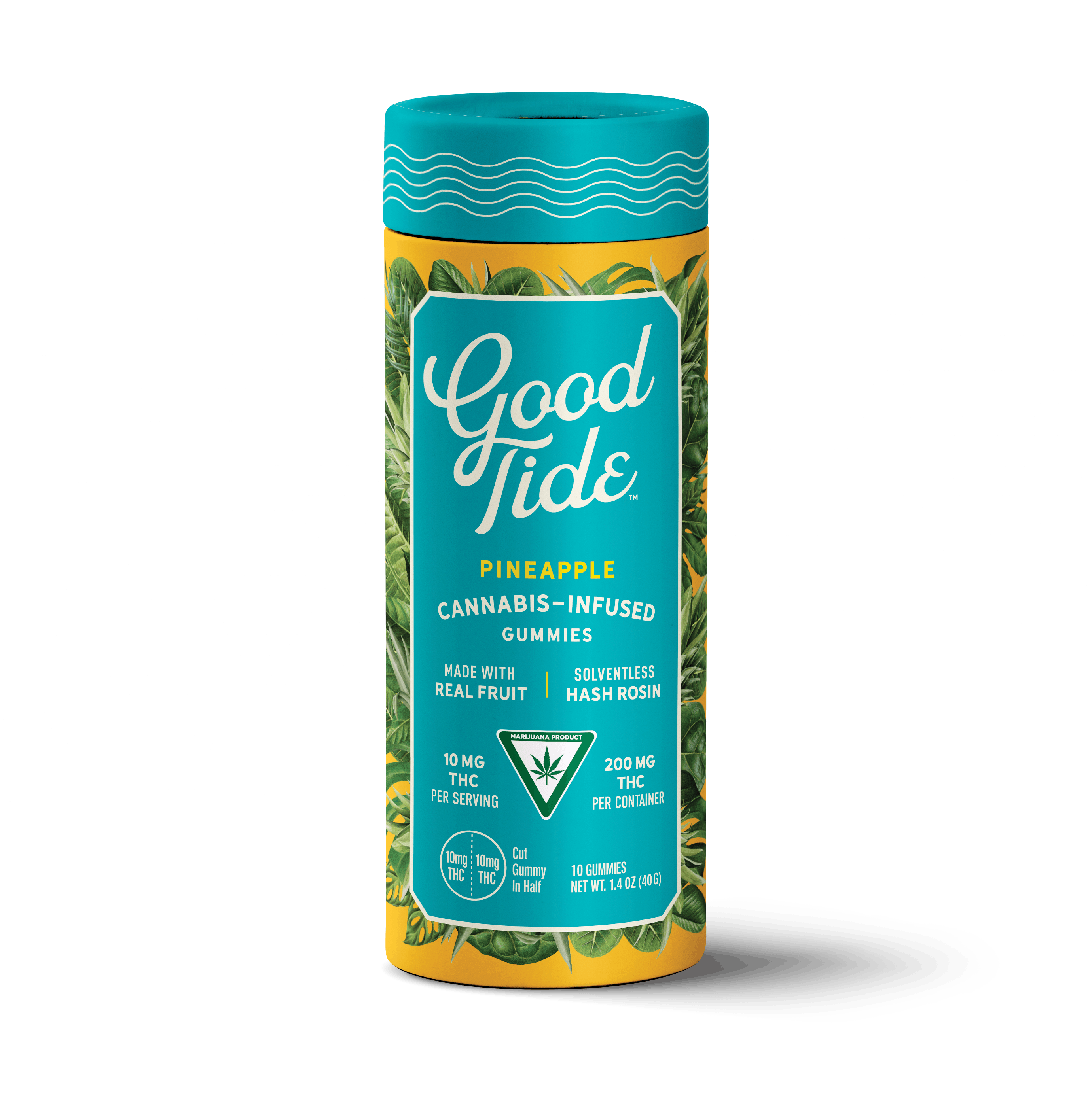 Pineapple | 20mg x 10pk | Rosin Infused | Good Tide