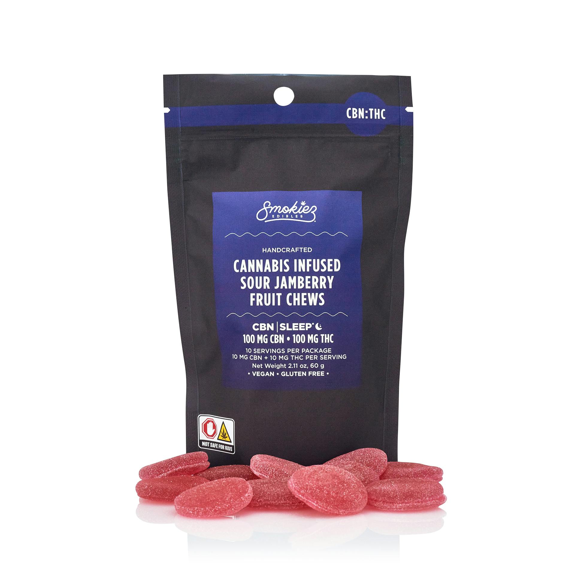 SMOKIEZ Sour Jamberry Gummies
