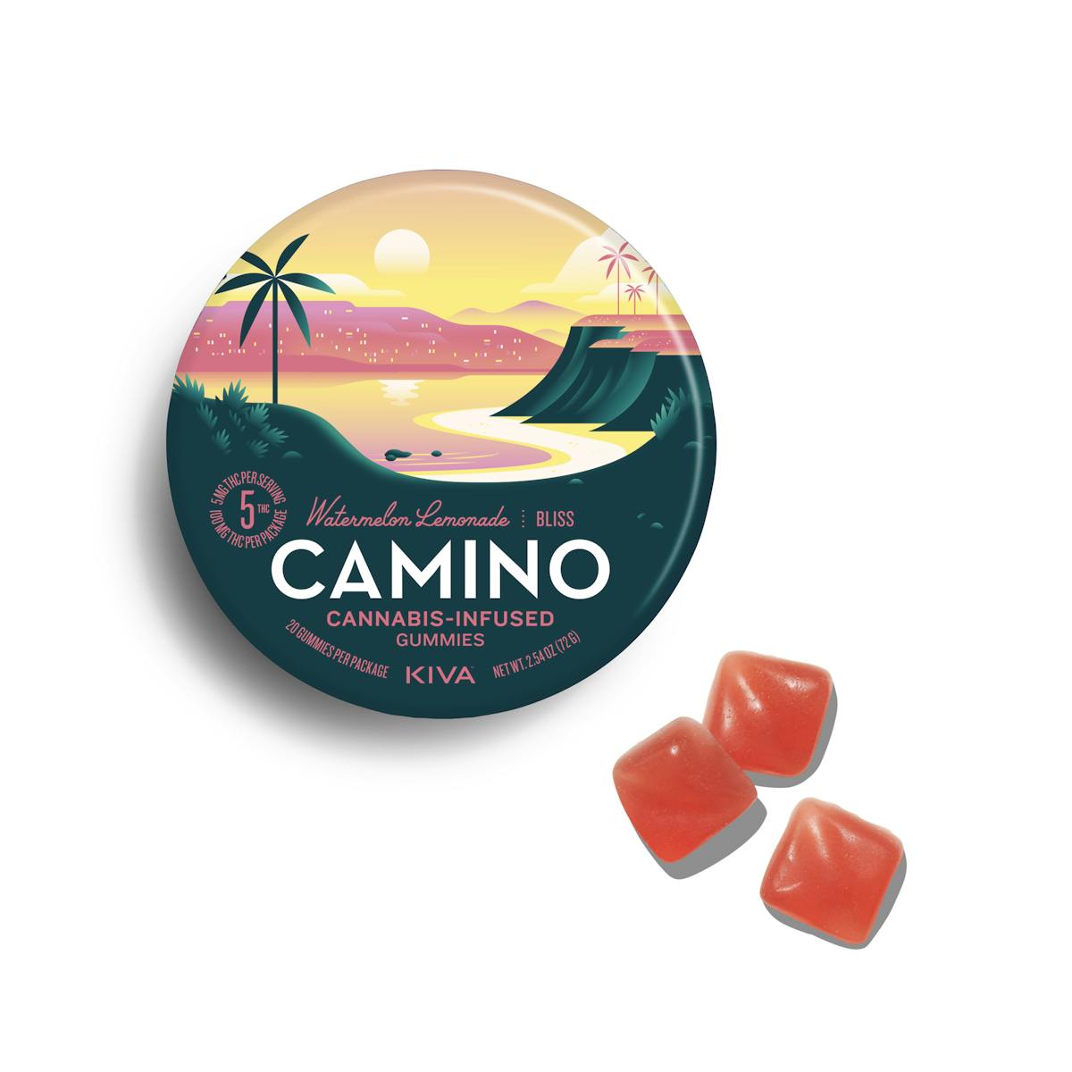 image of Camino Watermelon Lemonade Gummies