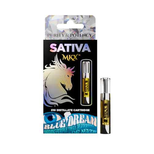 MKX 1 Gram 510 Thread Carts – Blue Dream (Sativa)-active