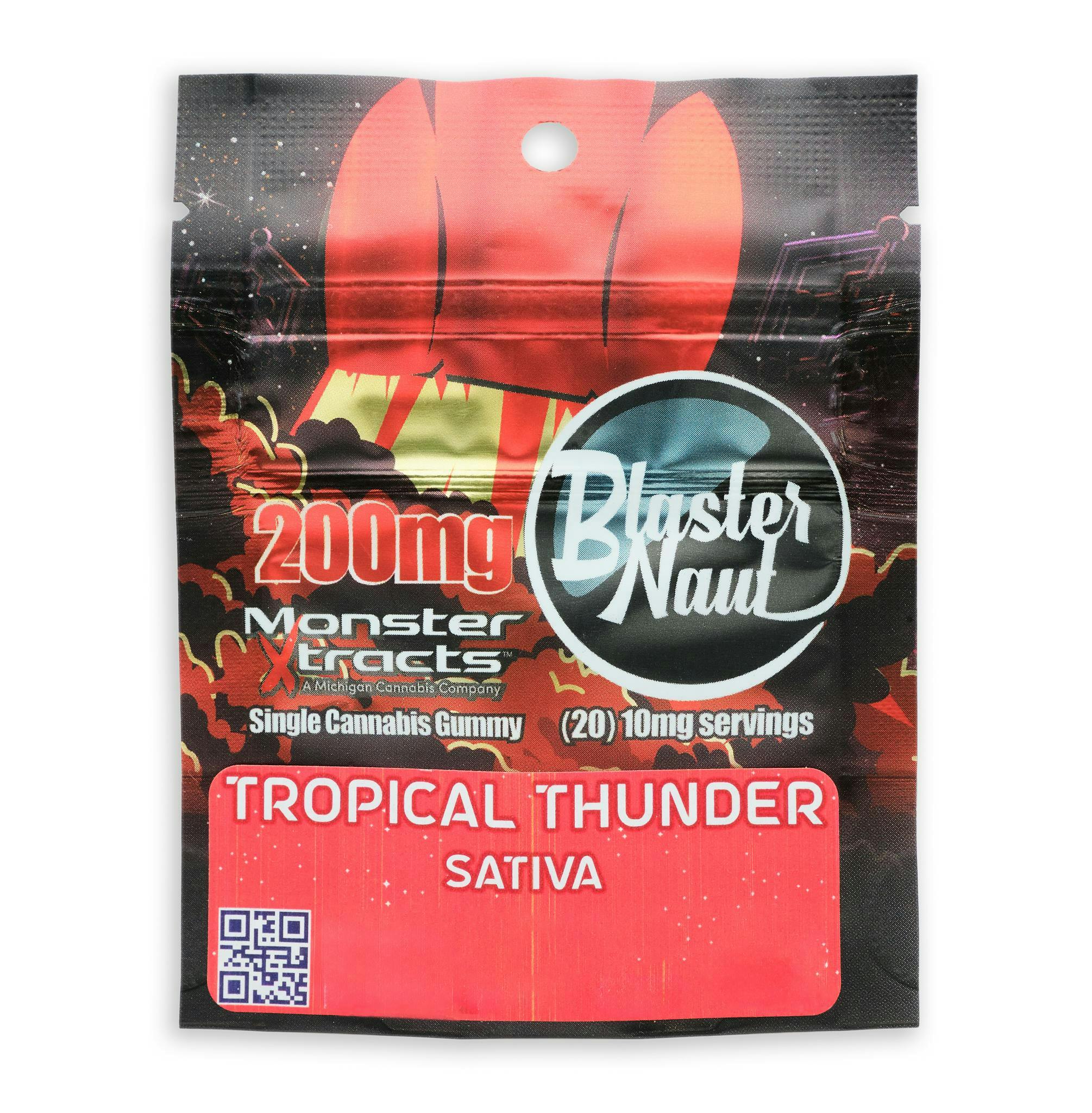 Product: Tropical Thunder | 200mg x 1pk | Blasternaut