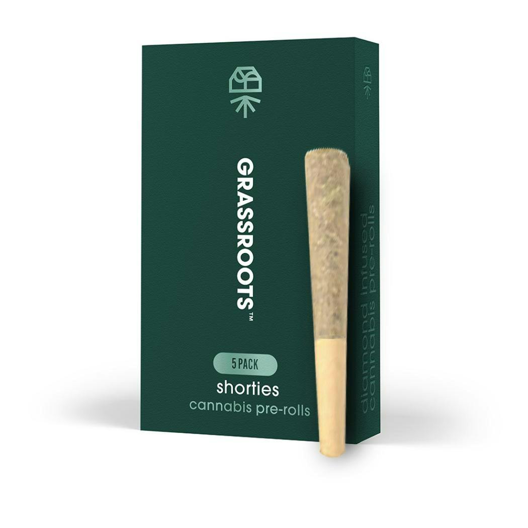 Grassroots Triple Stack 2g 5pk Diamond Infused Pre-Rolls