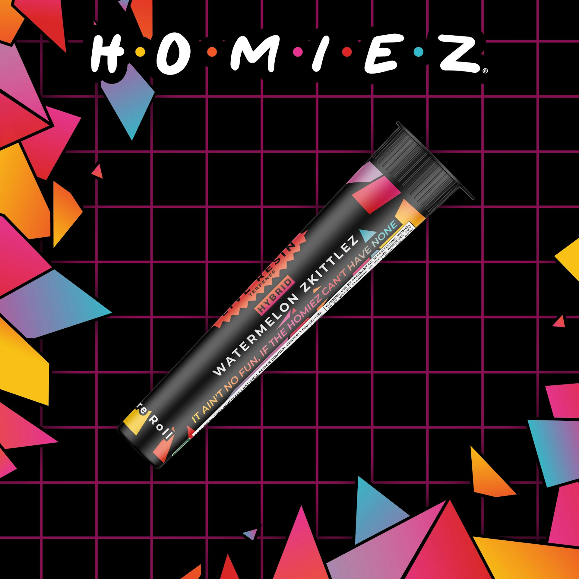 Homiez - Watermelon Zkittlez 1.3G Infused Pre-Roll