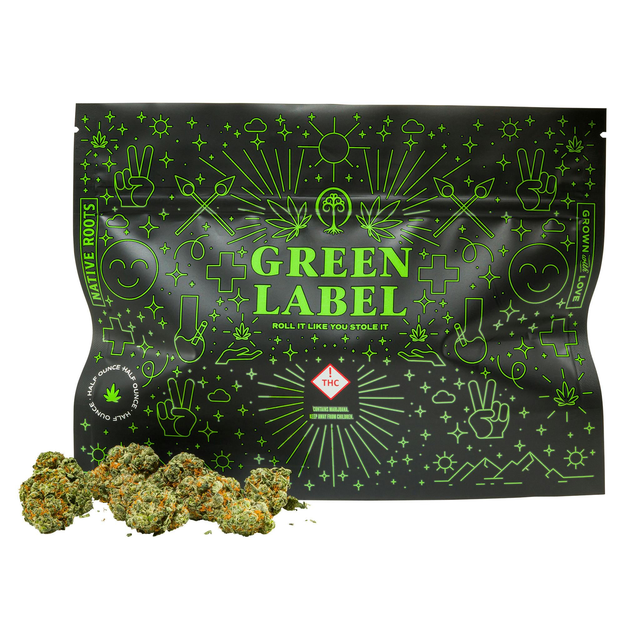 Green Label Durban Poison PP 112g | MED | Native Roots Cannabis