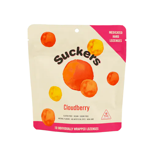 Cloudberry Hard Lozenges 10mg (10ct) – Suckers-active