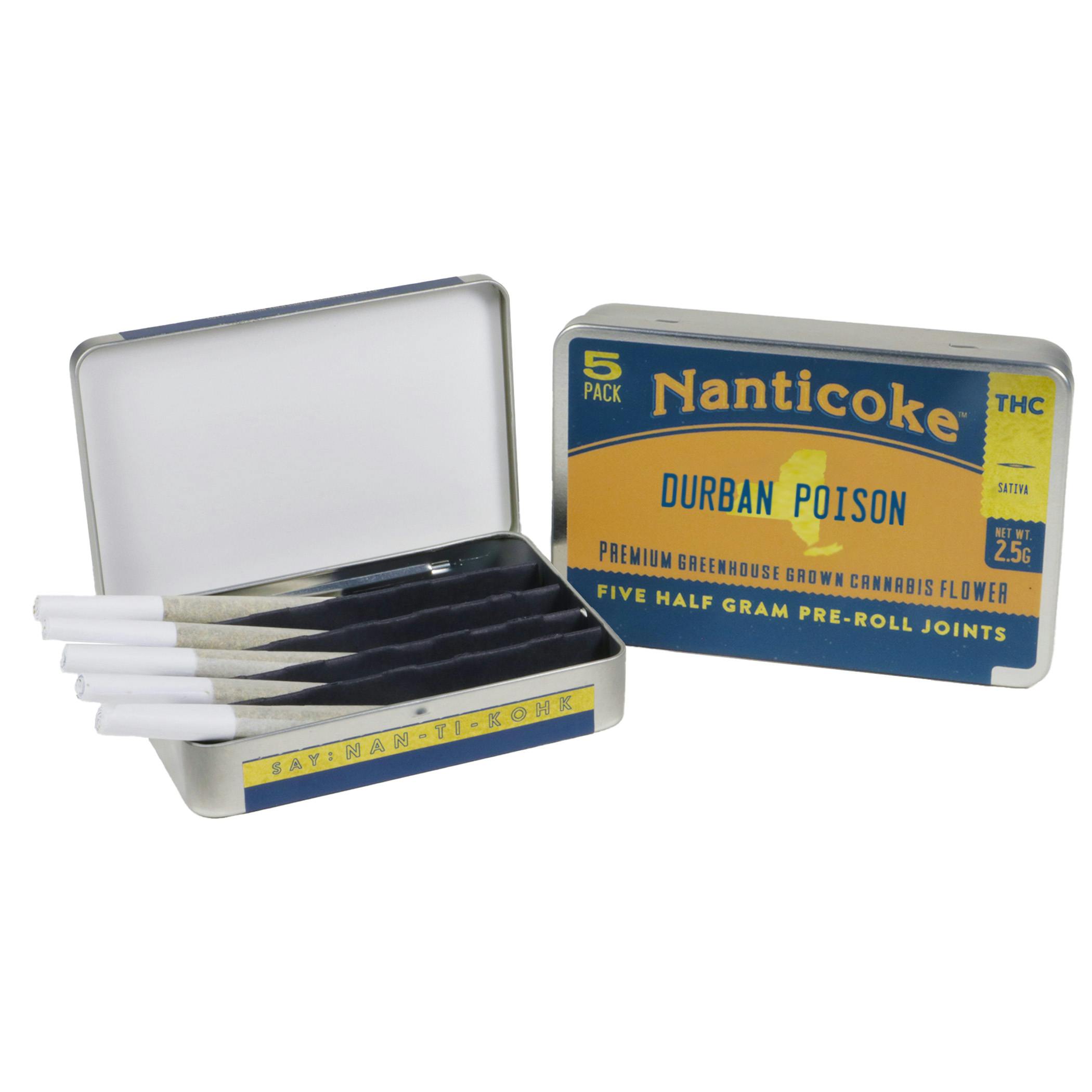 Nanticoke | Durban Poison | 5pk Pre-roll