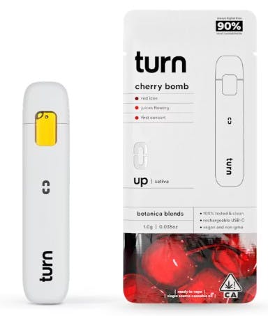 turn disposable vapes Turn AIO - Cherry Bomb 1g
