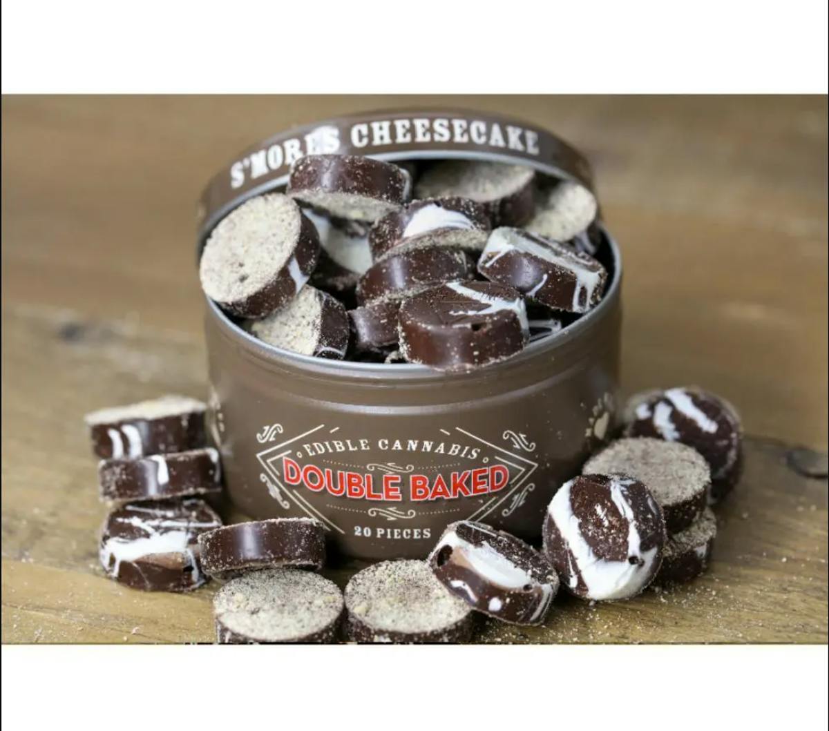 Photo of Double Baked | Smores Cheesecake Chocolates | 100mg (20 pieces)