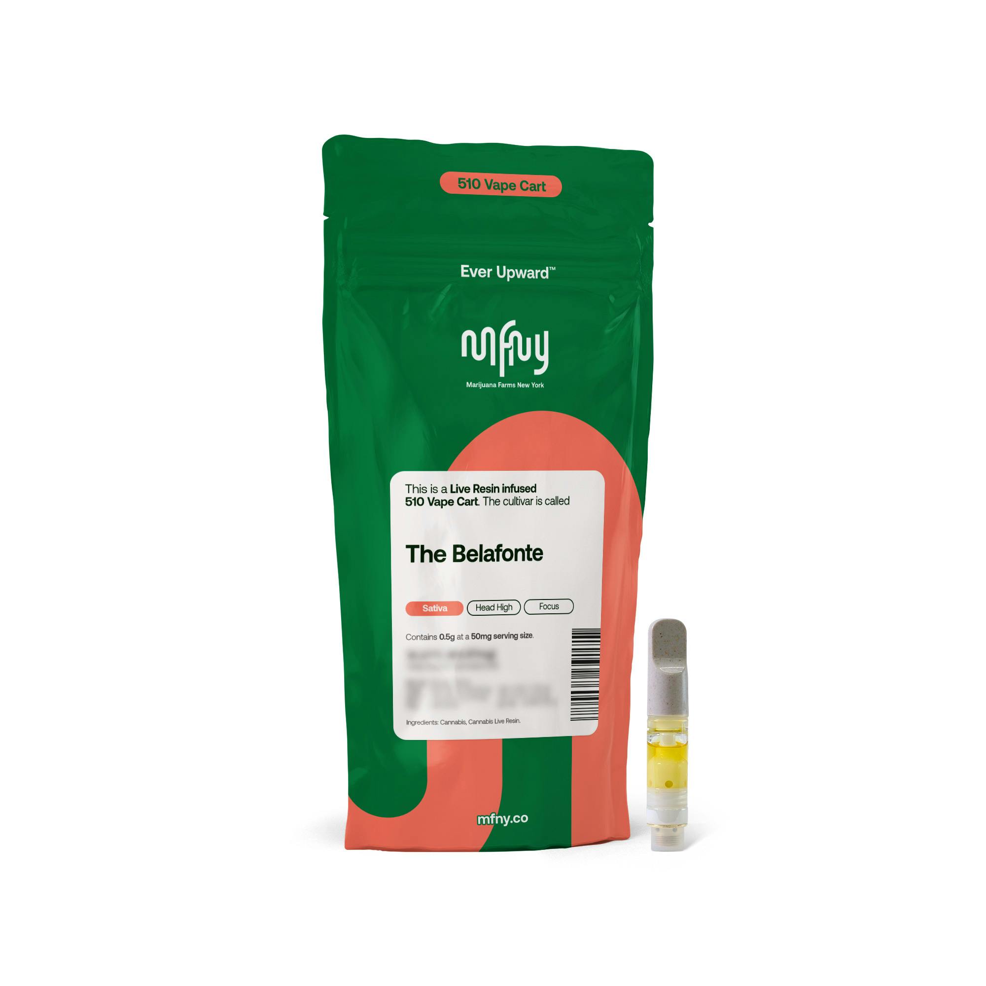 The Belafonte | Live Resin 510 Cart (.5g)
