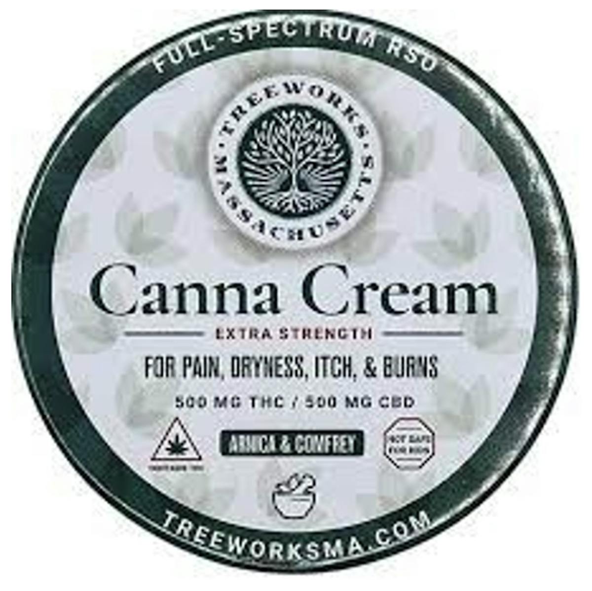 Photo of Treeworks 1:1 CannaCream Body Rub (THC:CBD)