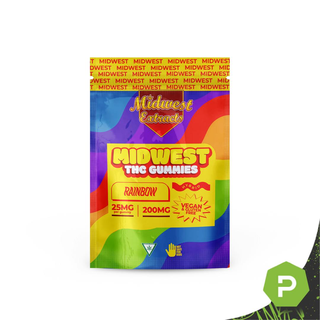 Midwest Extracts Coconut Berry | 200mg Gummies - Puff Cannabis