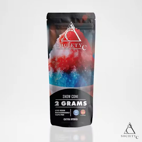 Society C - 2g Live Resin Disposable - Snow Cone