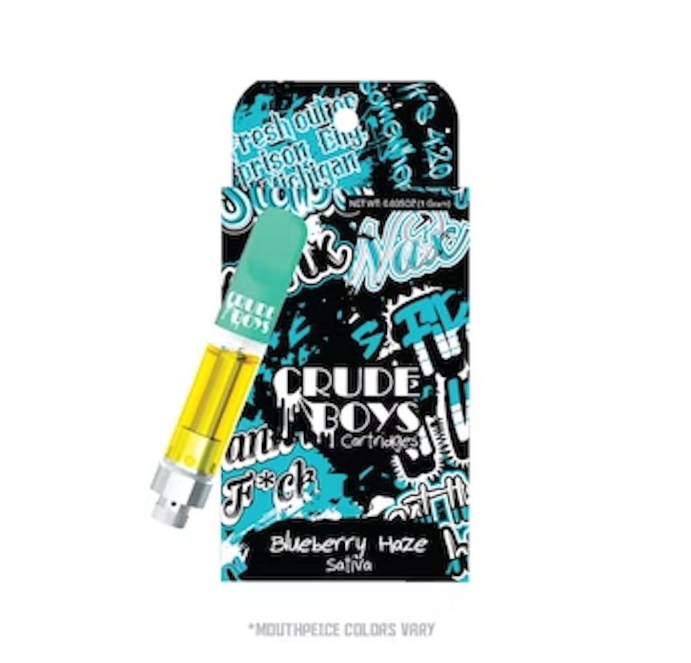 Product Crude Boys - Blueberry Haze - Vape Cart