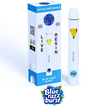 Moondust Live Resin Disposable Blue Razz Burst - Sativa