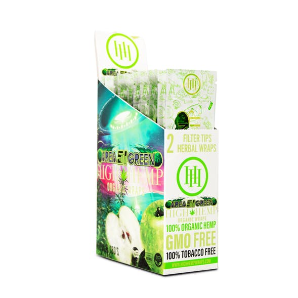 AREA 51 GREEN APPLE HEMP WRAPS