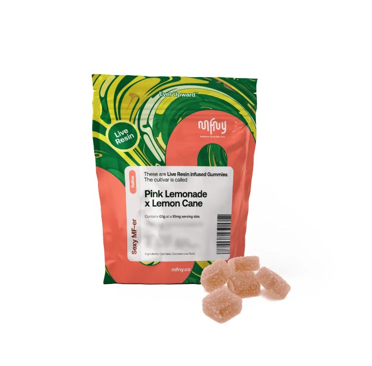 MFNY Live Rosin Gummies (10 count) / Pink Lemonade x Every Cane