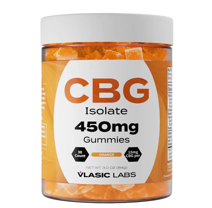 Vlasic Labs - Gummies - 450mg CBG Isolate - Orange | Cloud