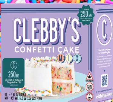 Product 250mg Confetti Cake - Infused Vegetable Oil