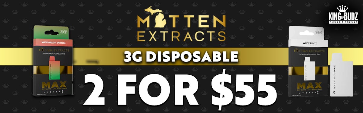 Mitten Extract 3G Disposable  2/$55