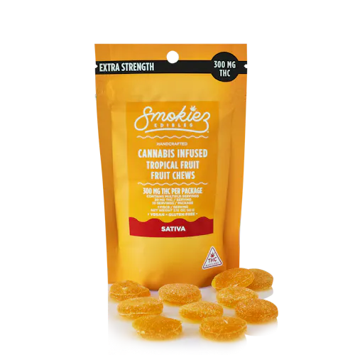 Tropical Fruit Sativa Chews 30mg x 10pk-1