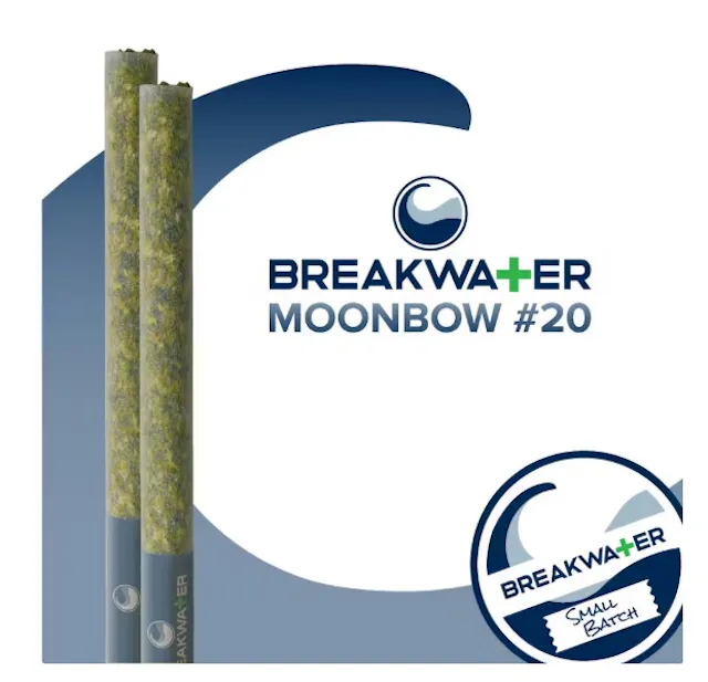 Breakwater Pre-Roll Pack Moonbow #20 2pk/1g (hybrid, packs)