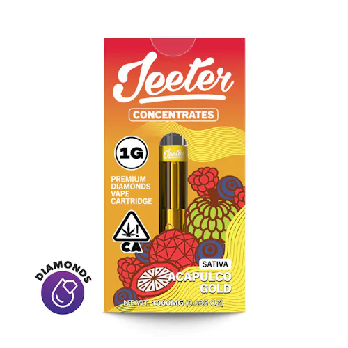Acapulco Gold Premium Diamonds Vape Cartridge | 1g-active