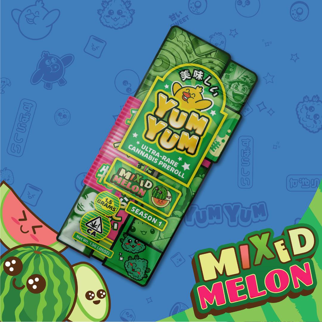 Yum Yum Yum Yum Premium Pre-Roll | Mixed Melon - Puff Cannabis