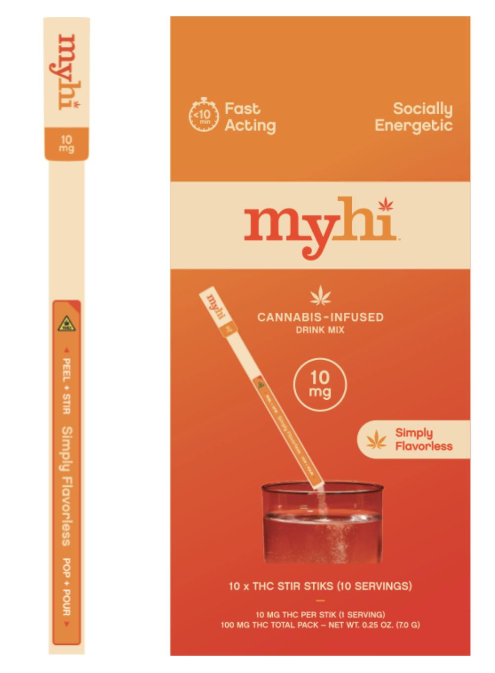 Simply Flavorless - Single Beverage Stir STIK (10mg)-6
