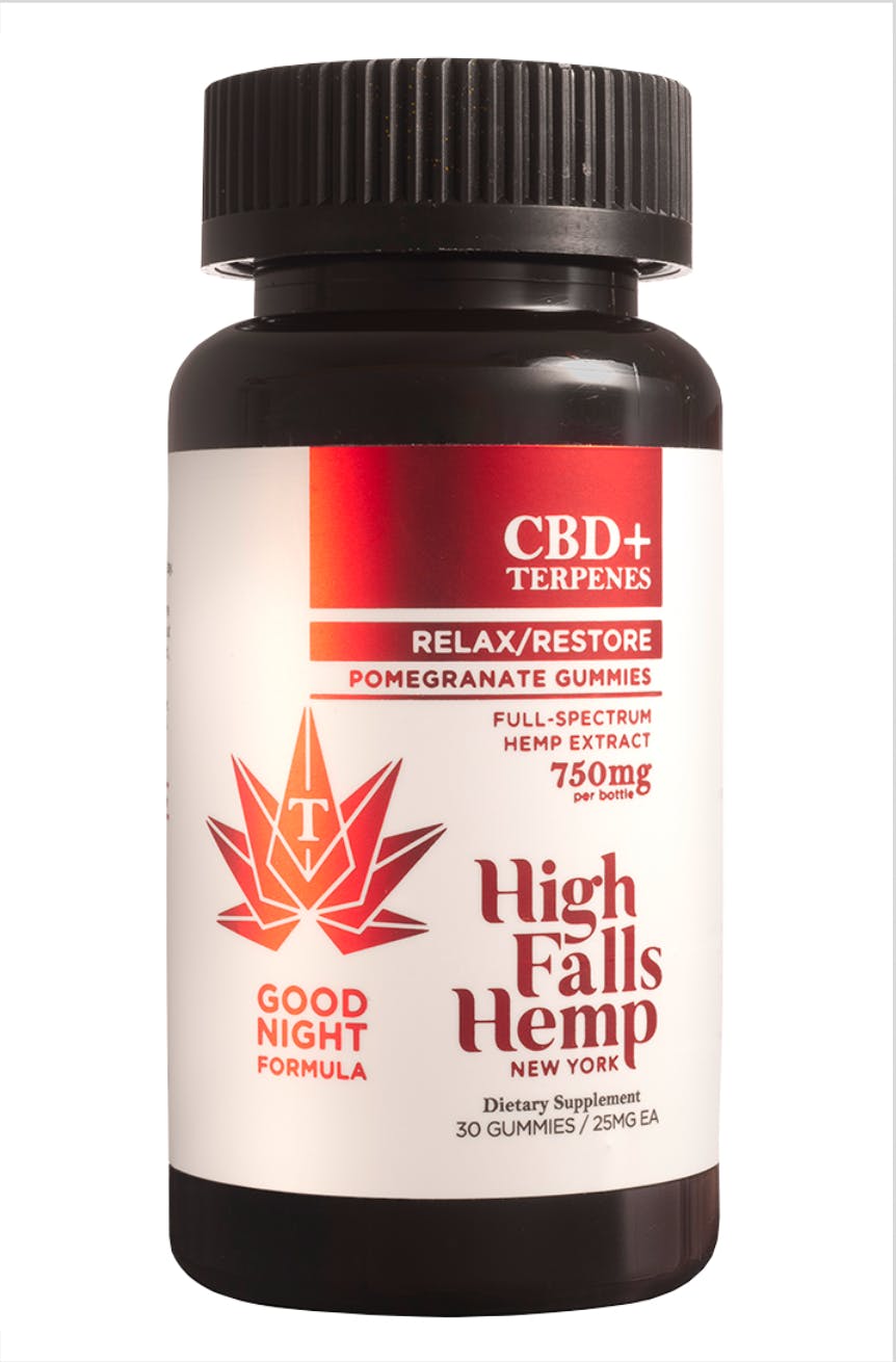 High Falls Hemp Full Spectrum Pomegranate Gummies