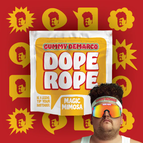 DOPE ROPE | Magic Mimosa | 200MG | Premium Gummy Rope