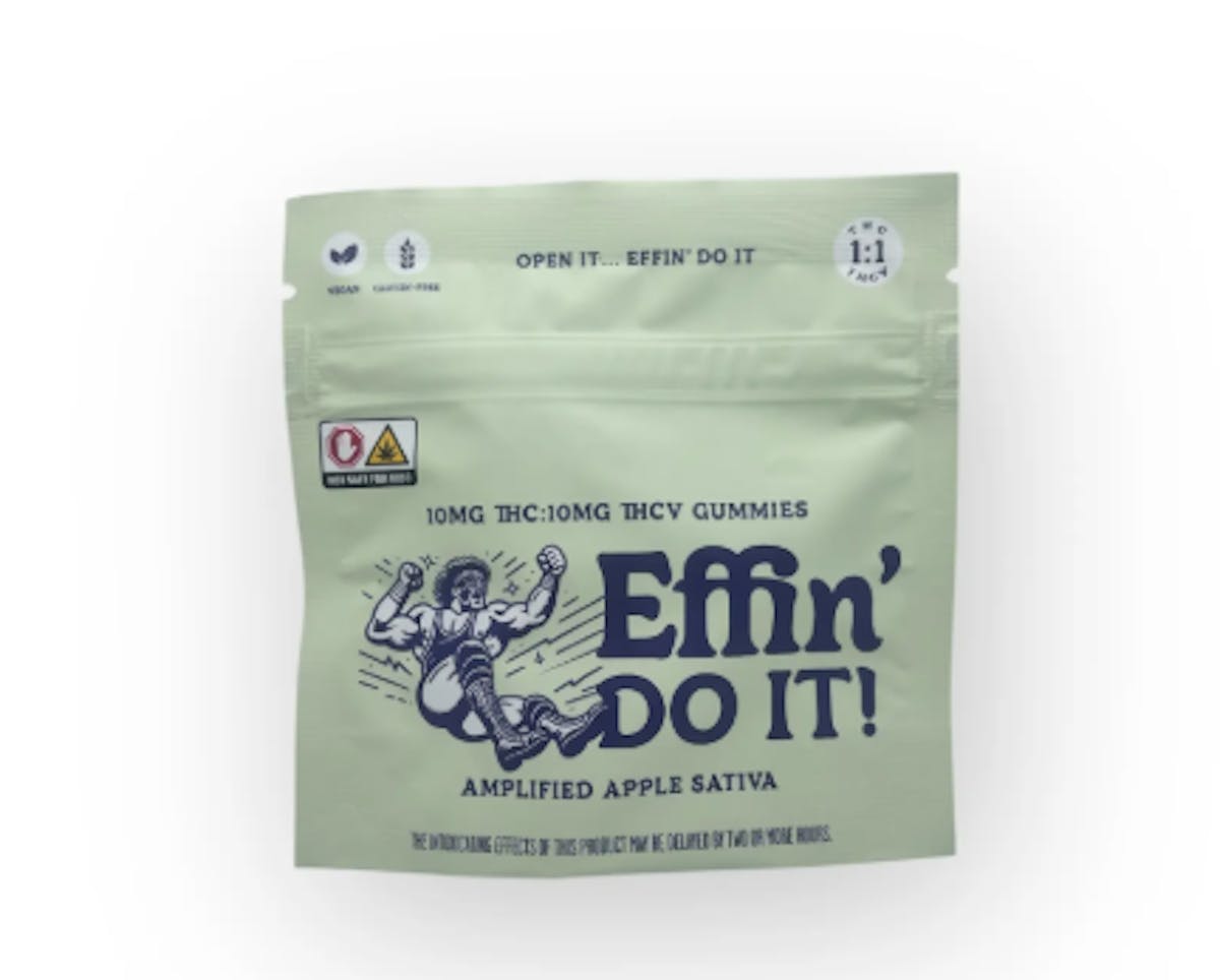Photo of Effin’ Do It 1:1 Amplified Apple 100mg 20pk (THC:THCV)