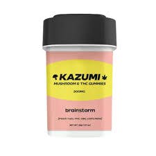 Product: KAZUMI I PEACH - BRAINSTORM | 50MG CBG / 200MG THC | 10 PC | MUSHROOM & THC GUMMIES
